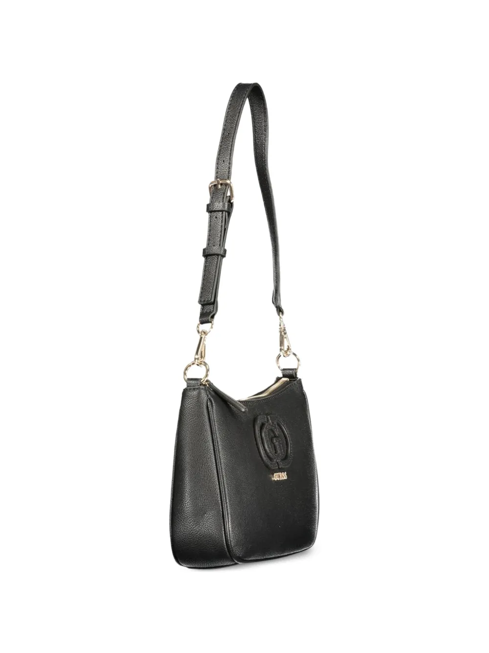 GUESS USA Isola logo-plaque pebbled-effect tote bag - Nero