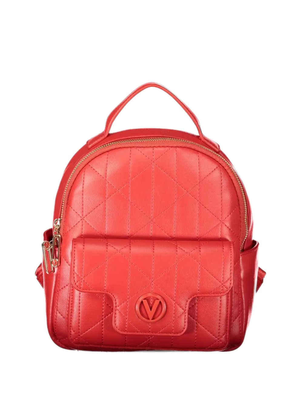MARIO VALENTINO quilted-finish backpack - Rosso