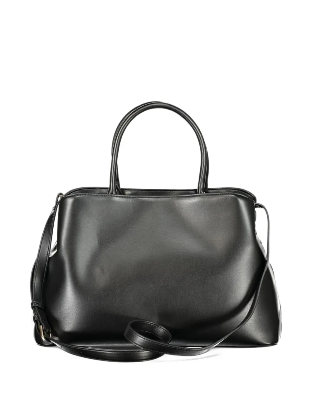 MARIO VALENTINO woven-design tote bag Zwart
