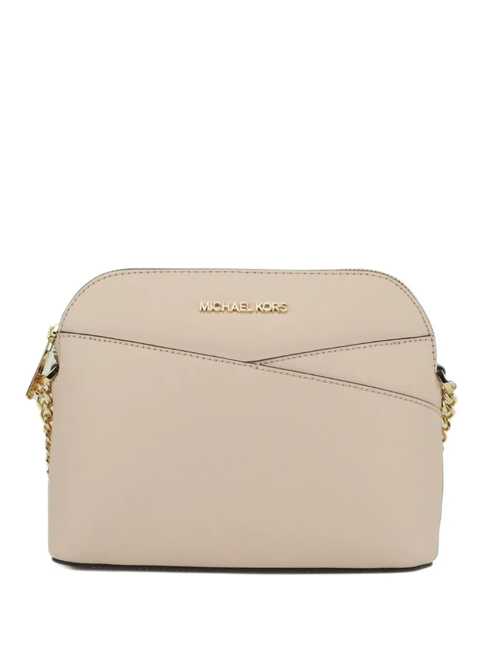 Michael Kors medium Jet Set Travel leather crossbody bag - Toni neutri