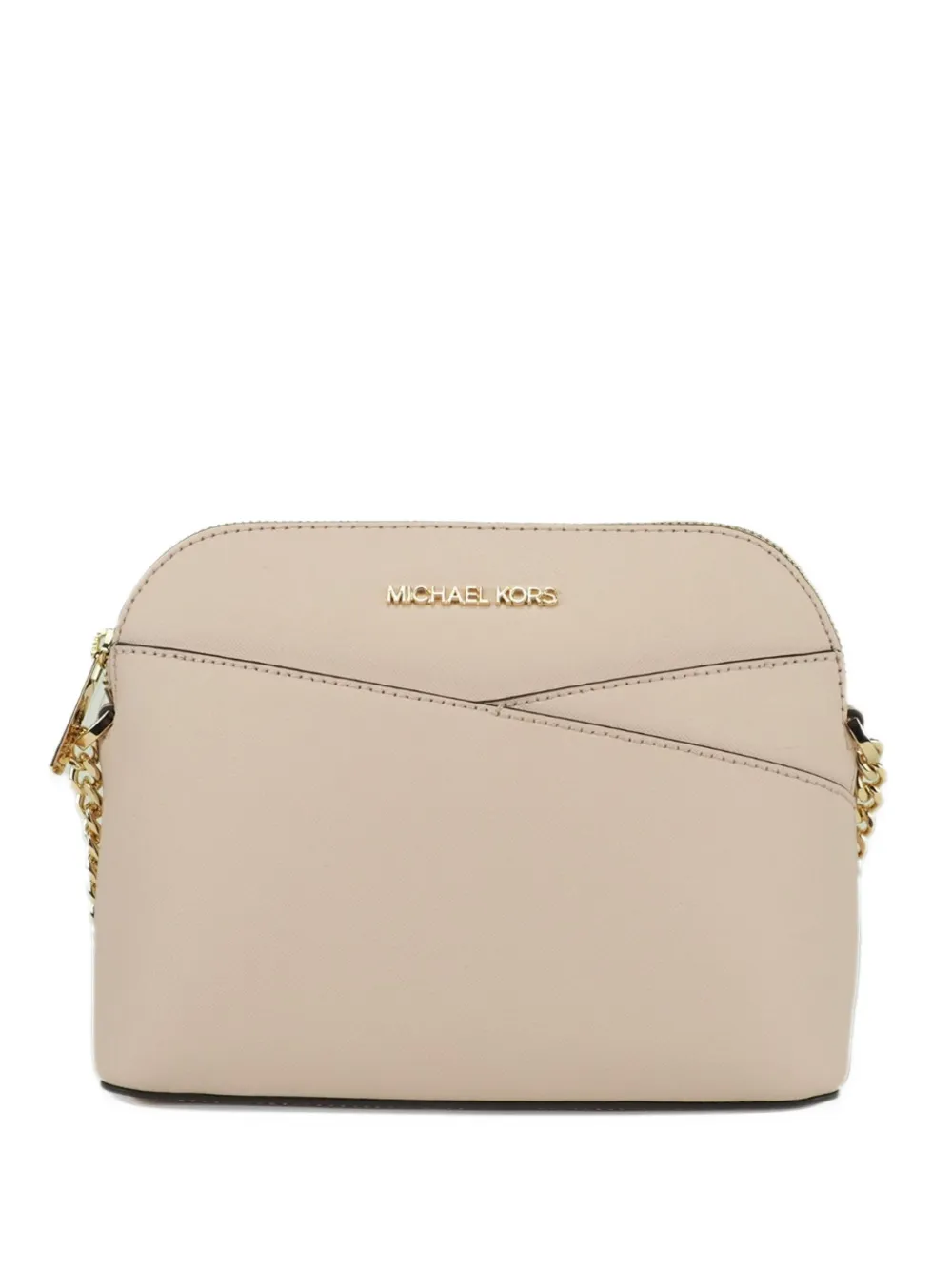 Michael Kors medium Jet Set Travel leather crossbody bag - Toni neutri