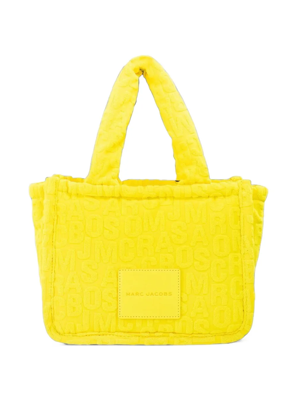 Marc Jacobs small The Monogram Terry tote bag Geel