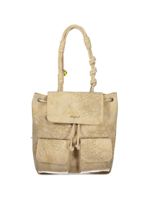 Desigual mandala-embroidered knotted backpack