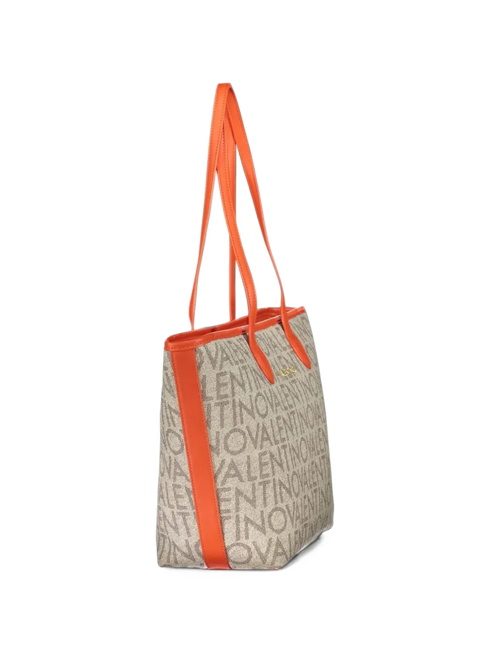MARIO VALENTINO logo-print tote bag Beige