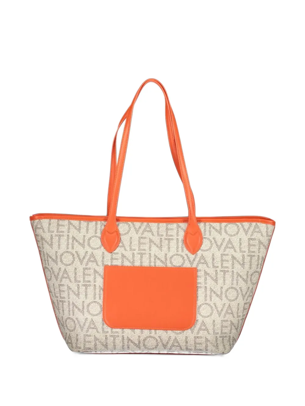 MARIO VALENTINO logo-print tote bag Beige