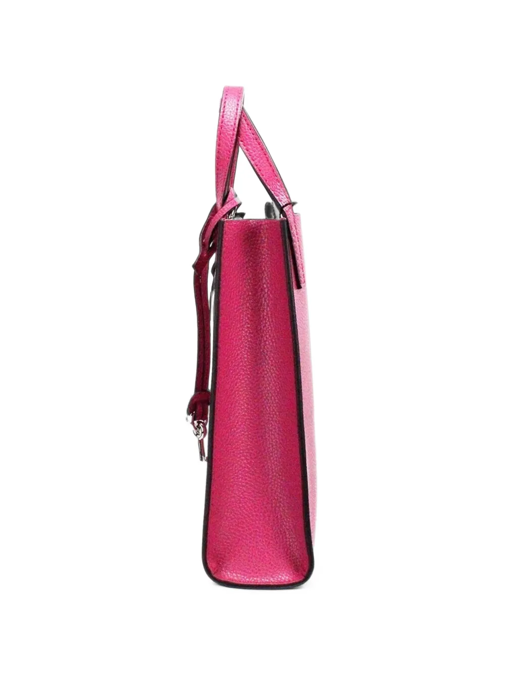 Marc Jacobs Mini Grind pebbled leather tote bag Roze