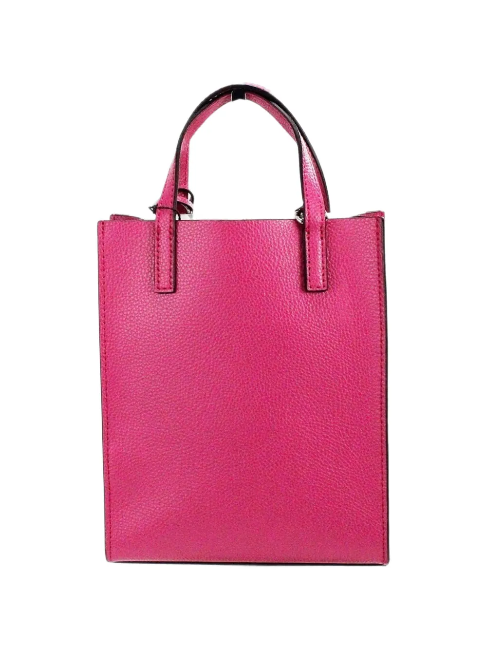 Marc Jacobs Mini Grind pebbled leather tote bag Roze