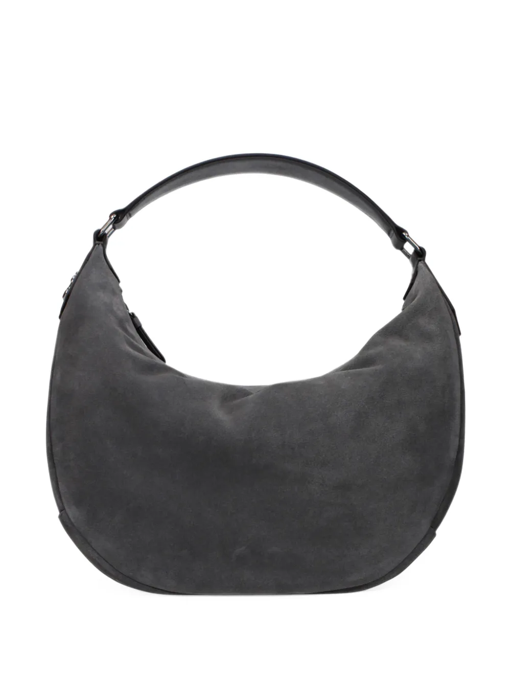 Jimmy Choo suede shoulder bag - Grigio