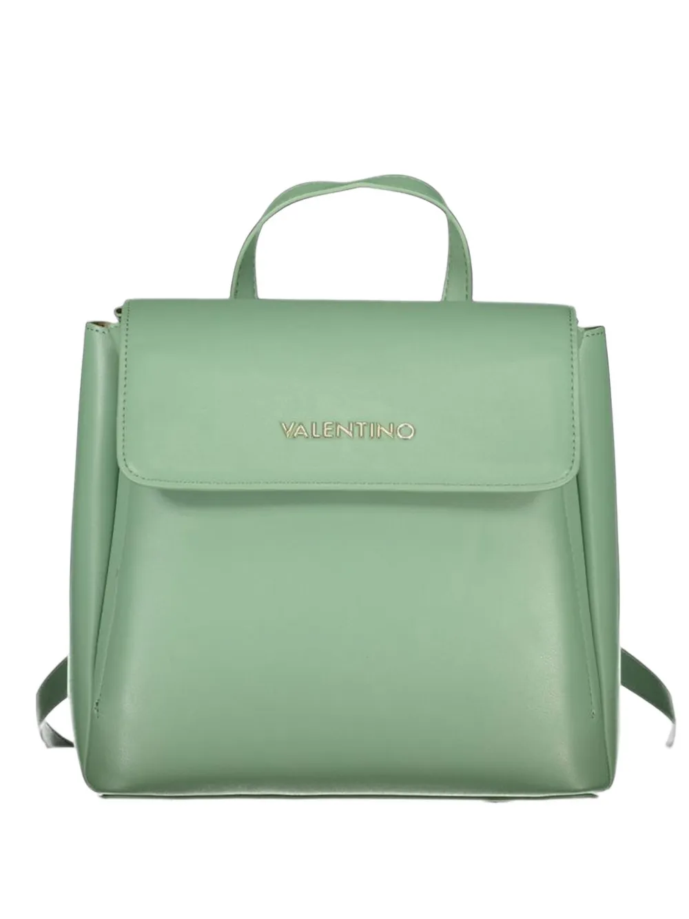 MARIO VALENTINO Clio Re logo-plaque foldover-top backpack - Verde