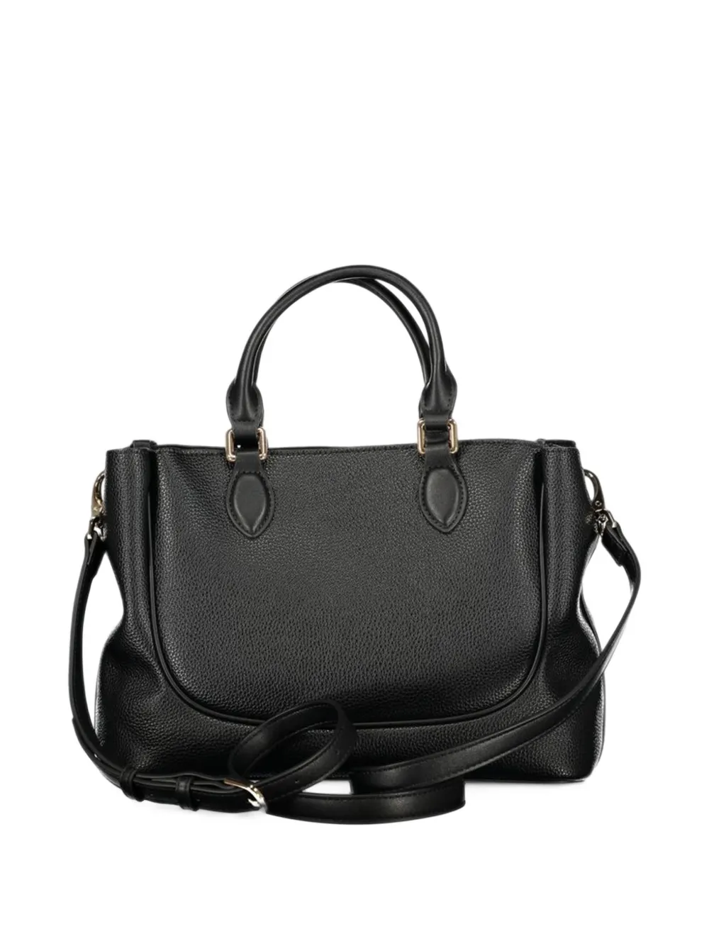 MARIO VALENTINO Daphne grained tote bag Zwart
