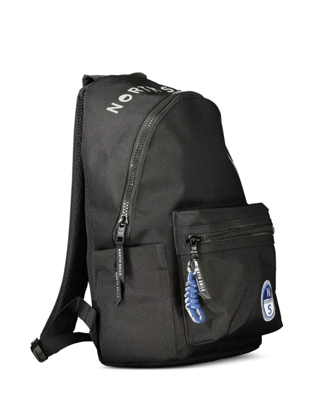 North Sails logo-patch zip-around backpack Zwart