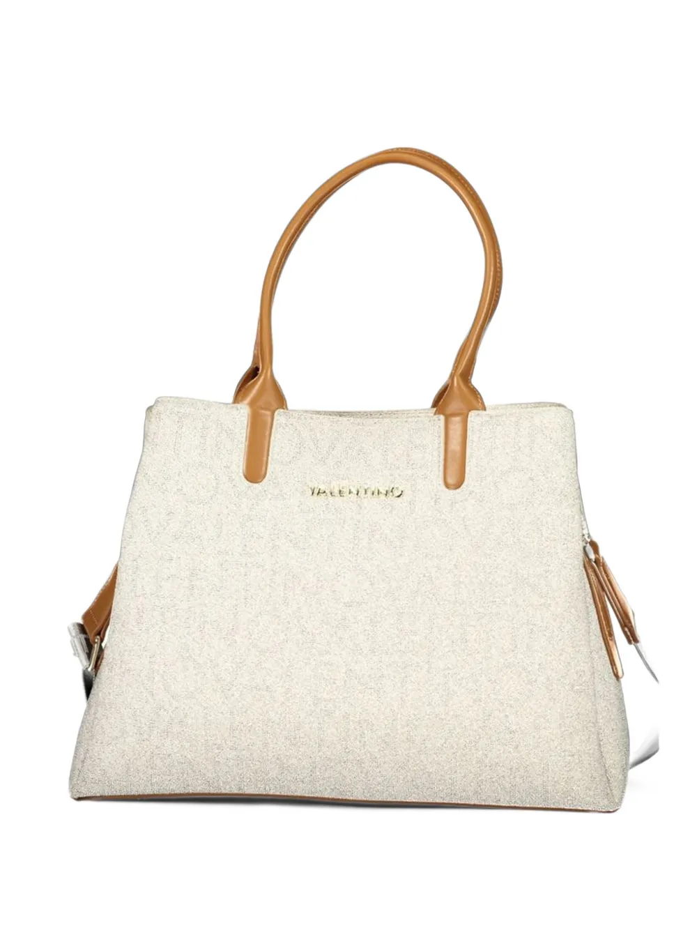 MARIO VALENTINO logo-print tote bag Beige