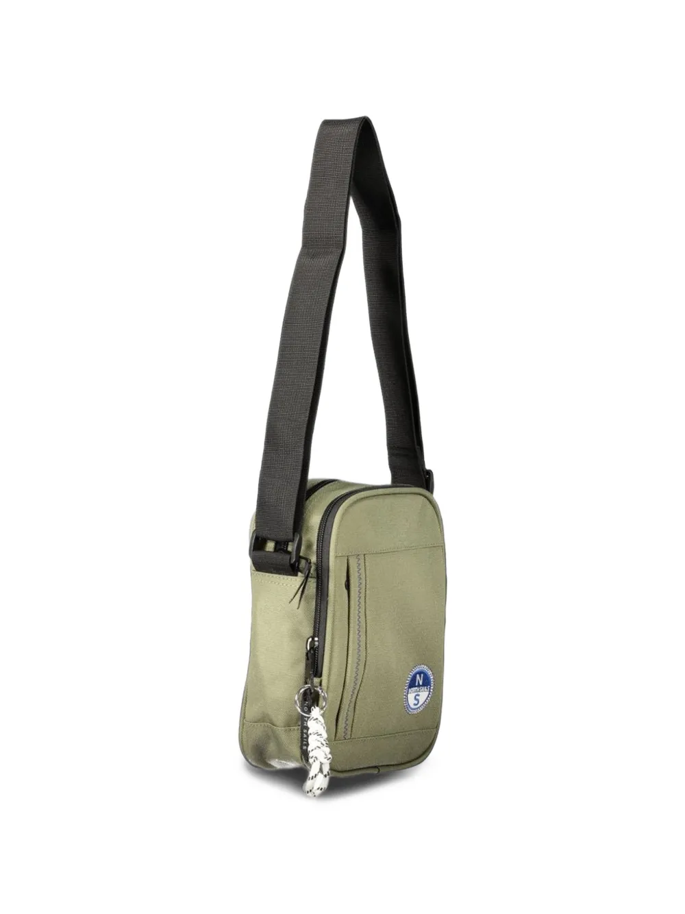 North Sails logo-patch messenger bag Groen