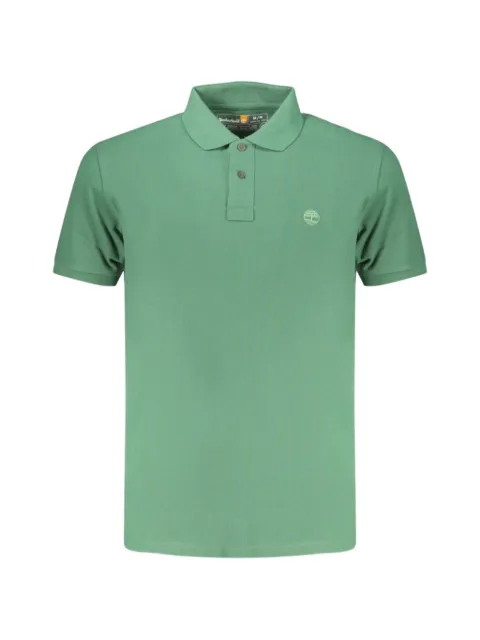 Timberland logo-embroidered cotton polo shirt