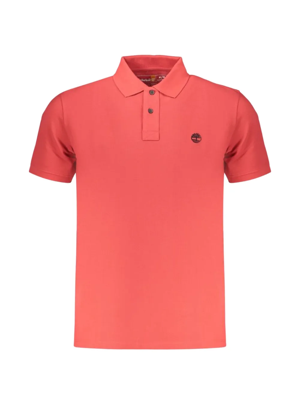 Timberland Logo-embroidered Cotton Polo Shirt In Red