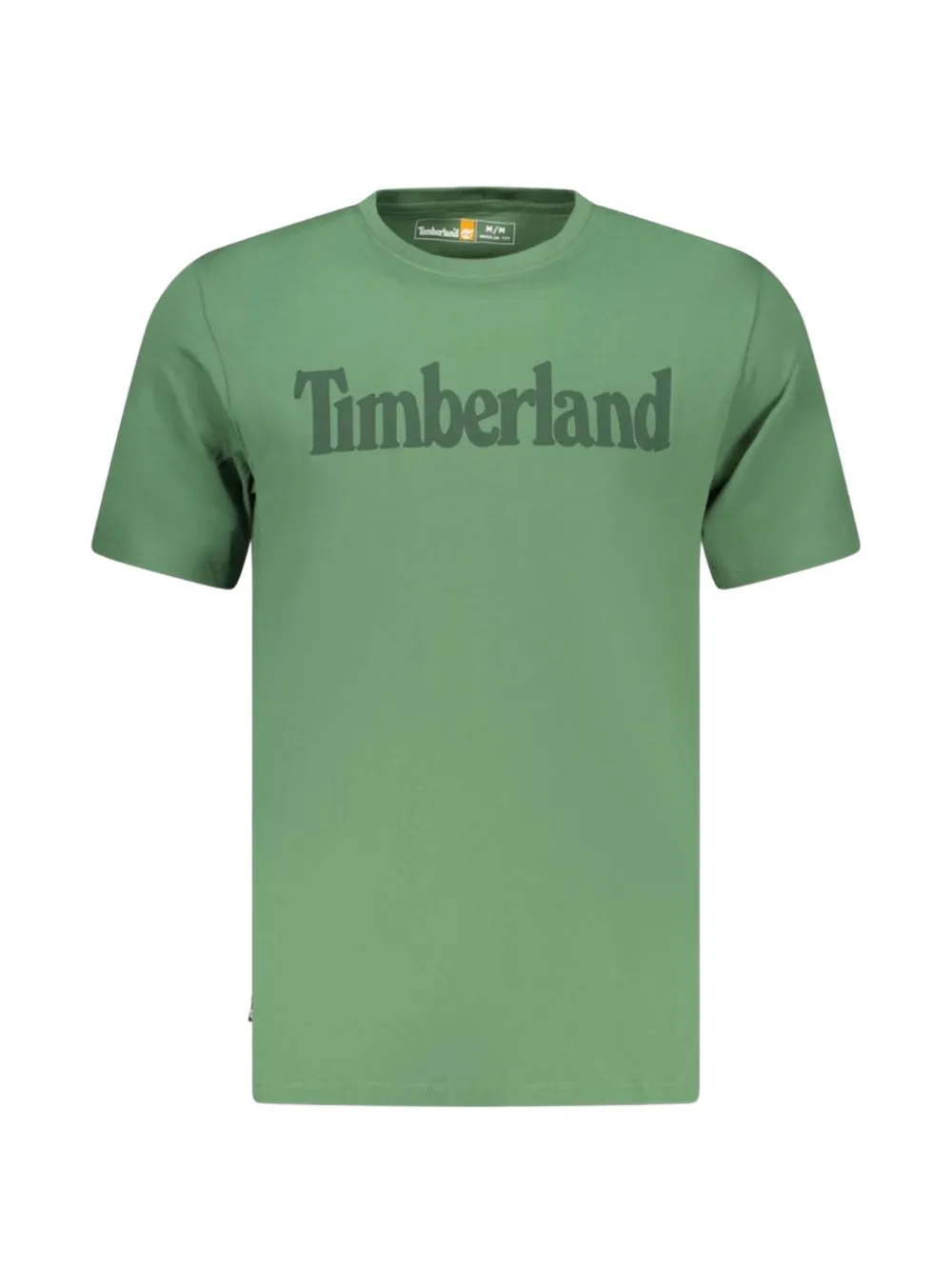 Timberland Logo-print Cotton T-shirt In Green