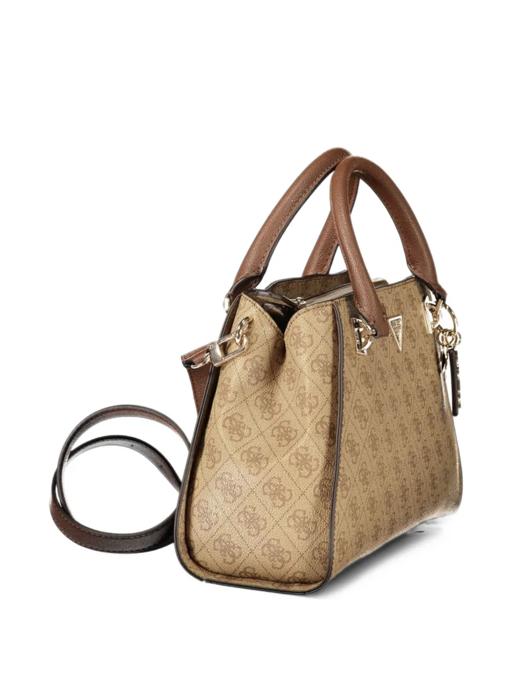 GUESS USA Noelle II monogram-print tote bag Beige