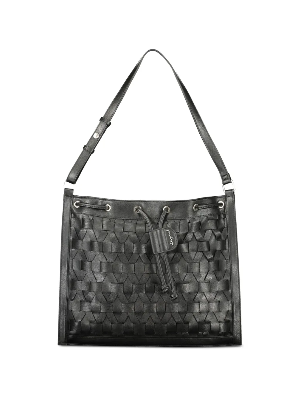 Desigual woven drawstring backpack - Nero
