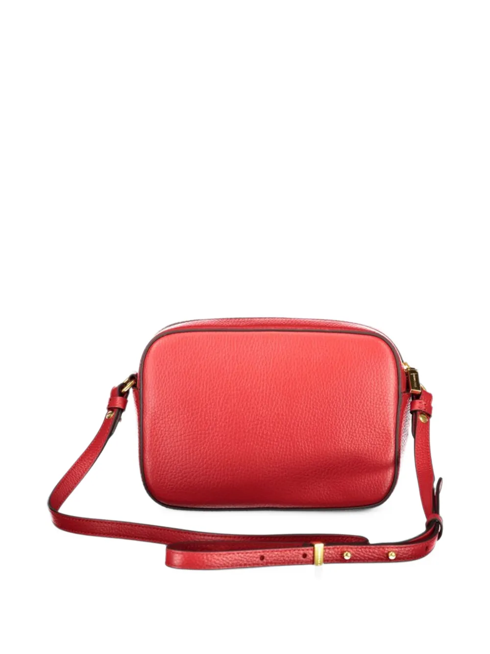 Coccinelle Kleine Beat crossbodytas van leer met textuur Rood