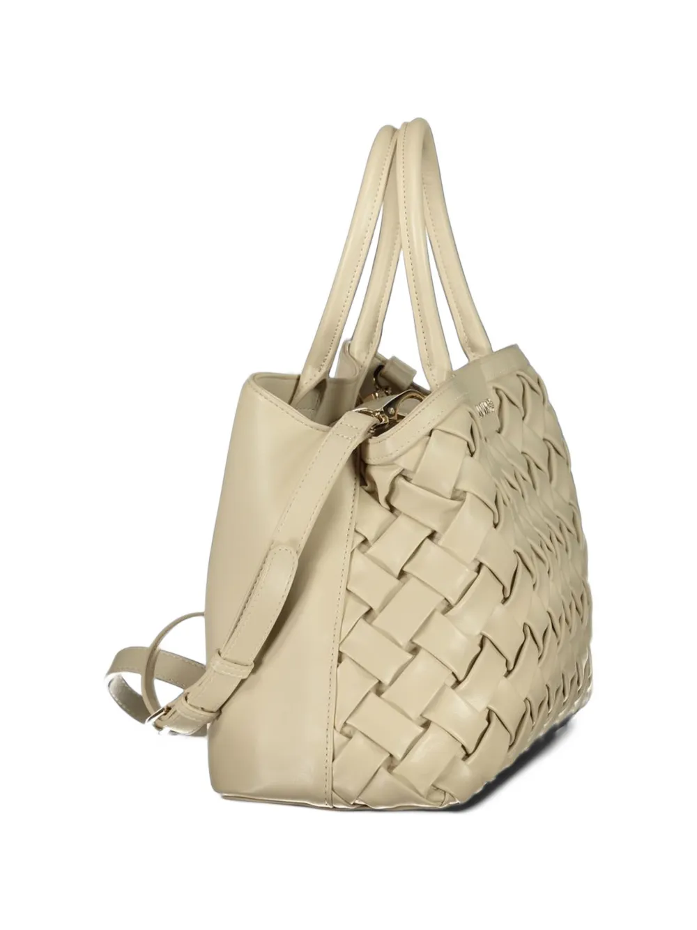 MARIO VALENTINO woven-design tote bag Beige