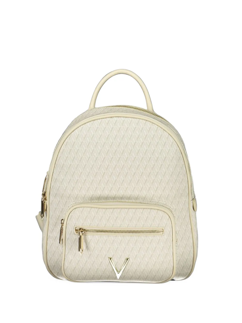 MARIO VALENTINO monogram-print backpack - Toni neutri