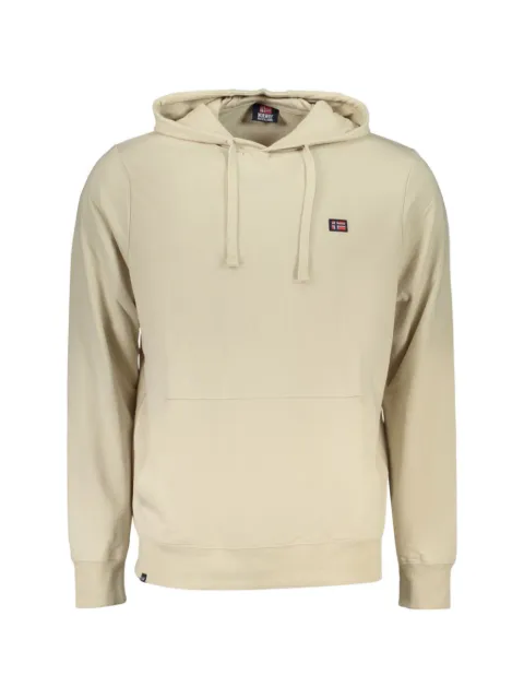 Norwegian Rain logo-patch pouch-pocket hoodie