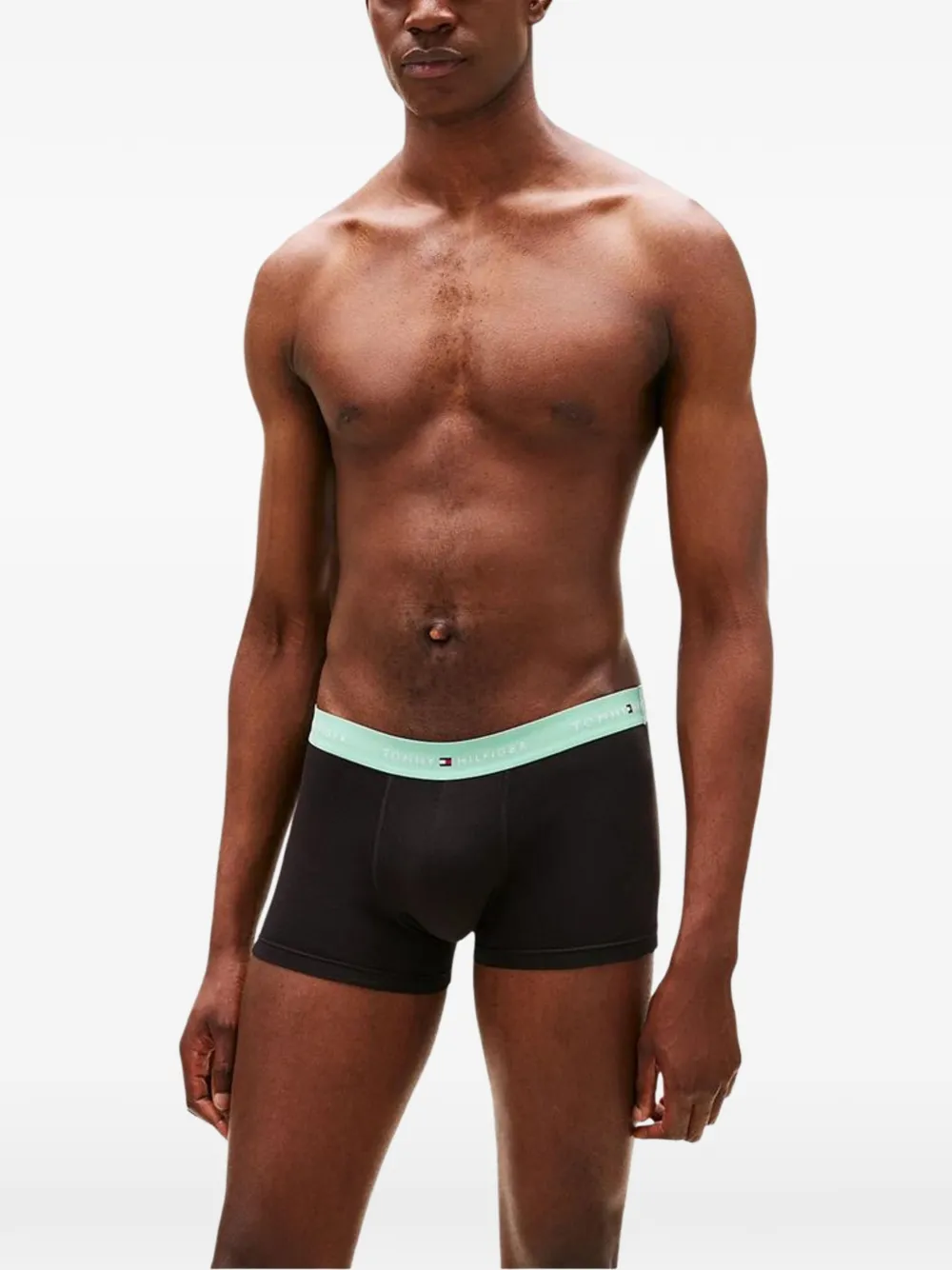 Tommy Hilfiger logo-waistband cotton boxers Zwart