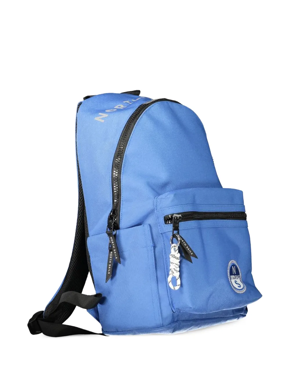 North Sails logo-patch zip-around backpack Blauw