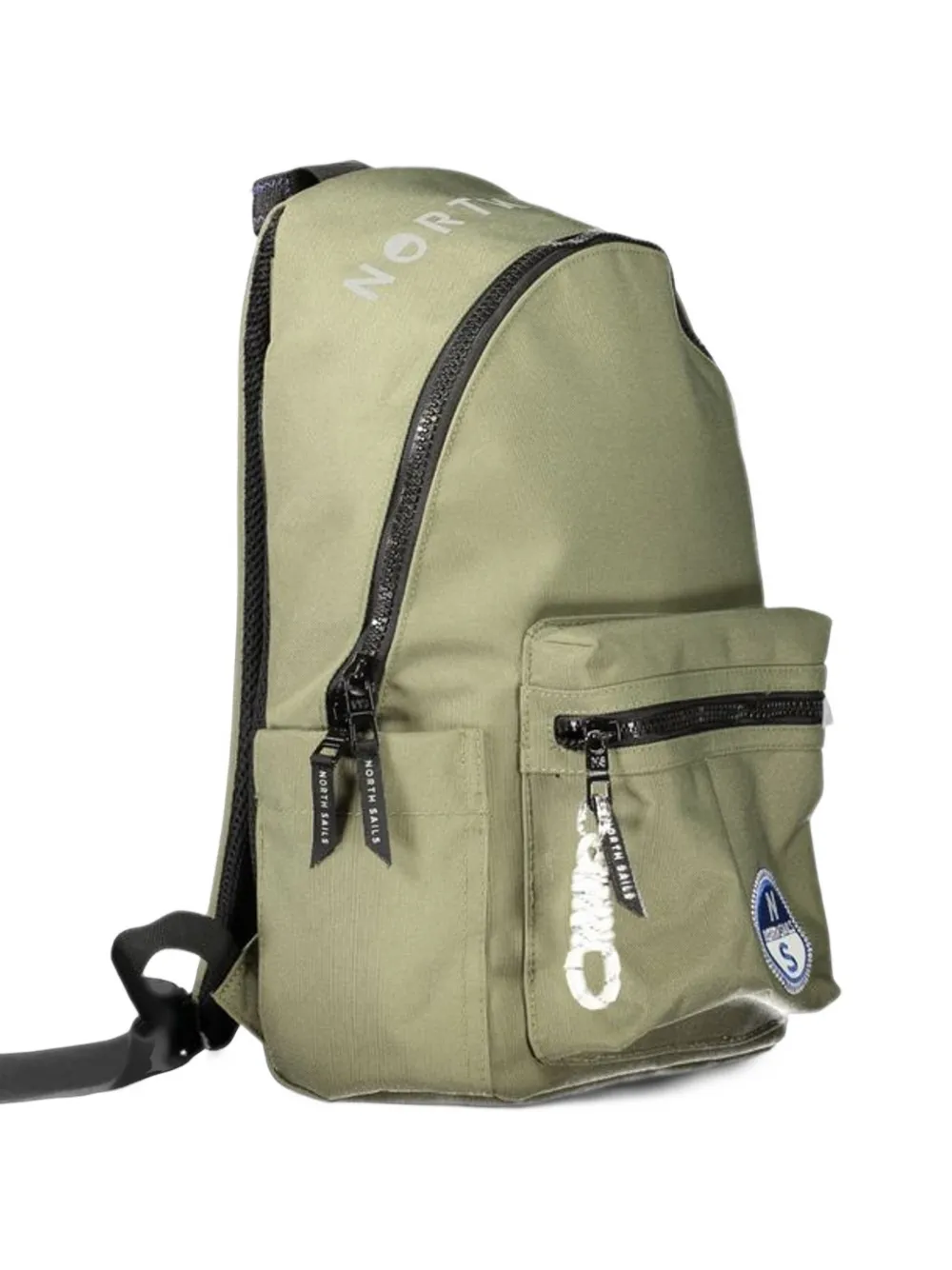 North Sails logo-print zip-around backpack Groen