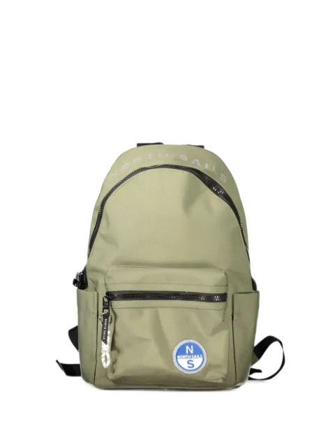 North Sails logo-print zip-around backpack