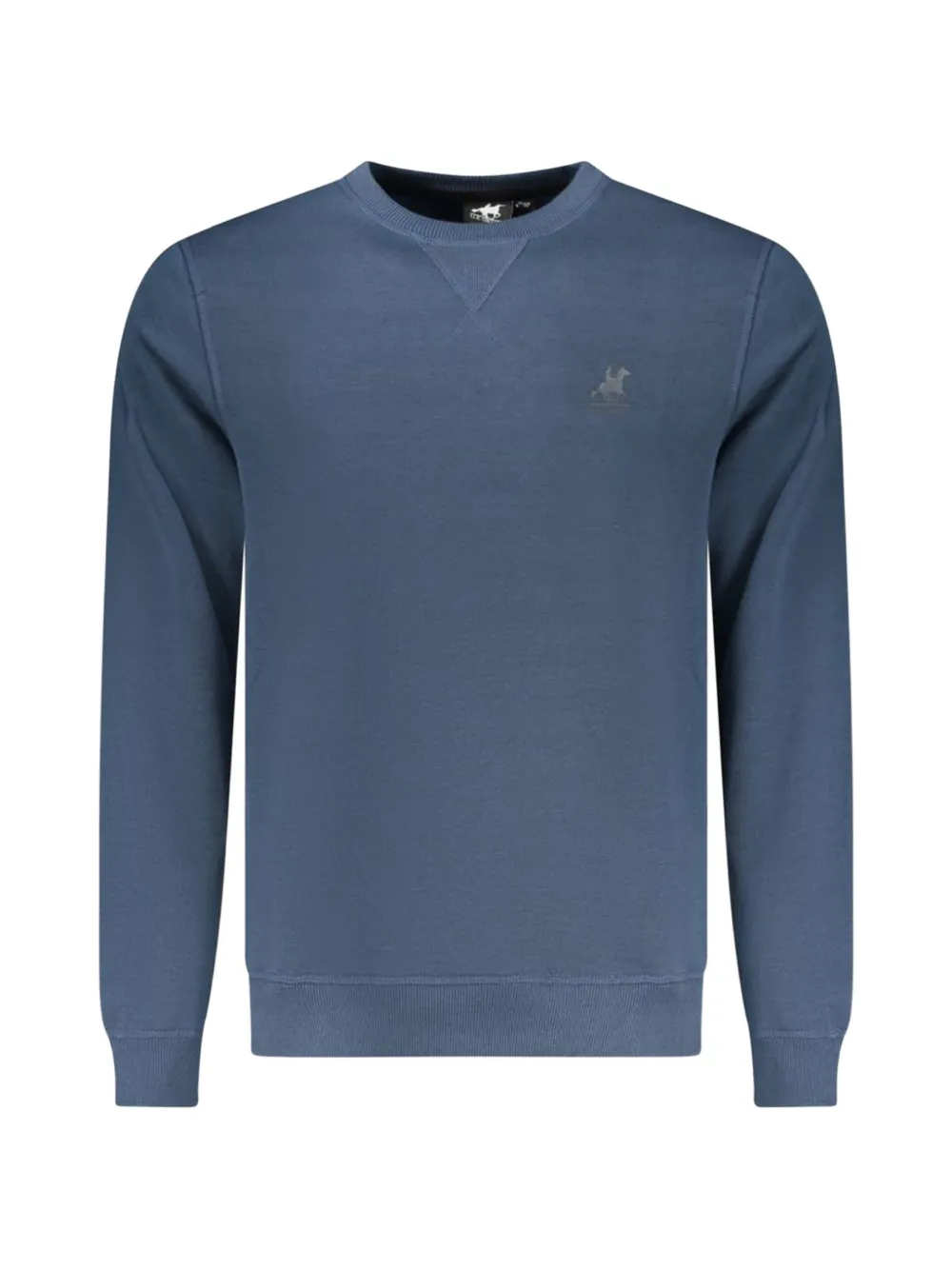 U.S. Grand Felpa girocollo con logo - Blu