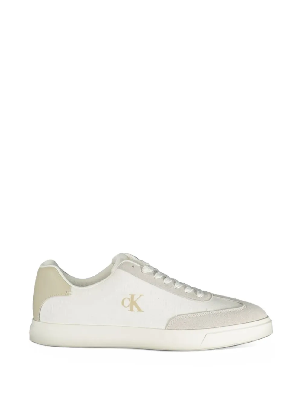 Calvin Klein Brooke logo-print panelled sneakers - Weiß