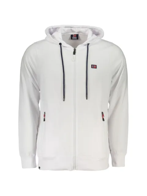 Norwegian Rain zip-up drawstring hoodie