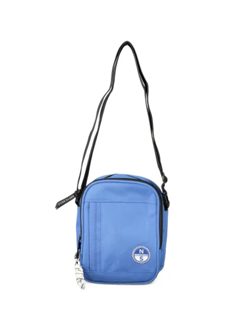 North Sails logo-patch messenger bag