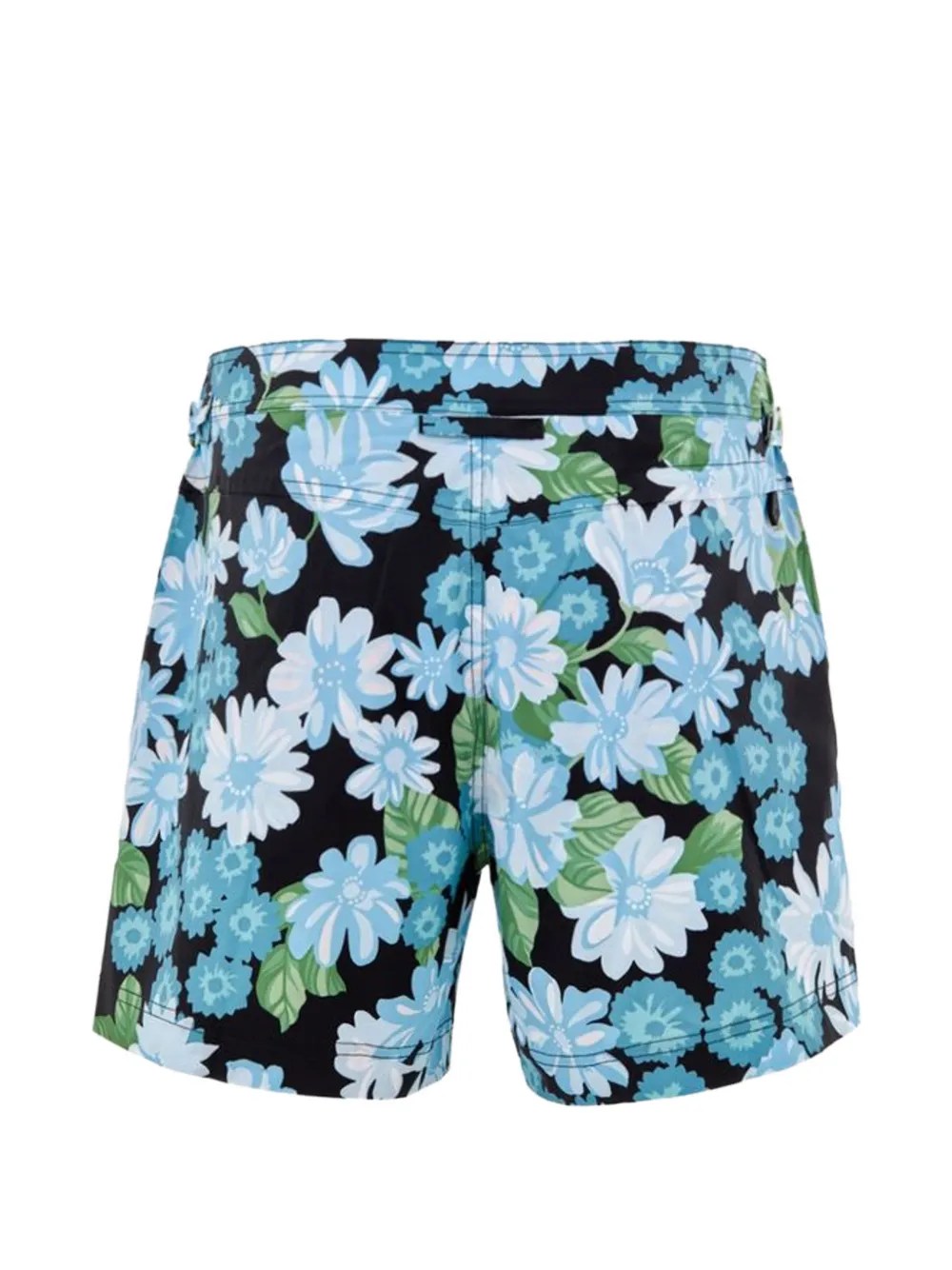 TOM FORD floral-print swim shorts Zwart