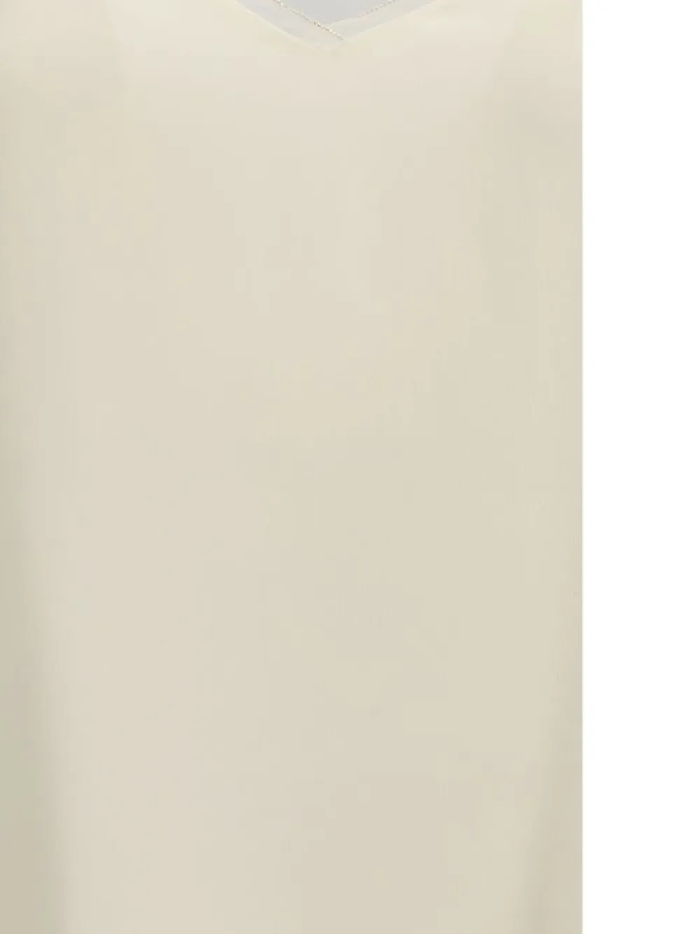Fabiana Filippi V-neck camisole blouse Beige