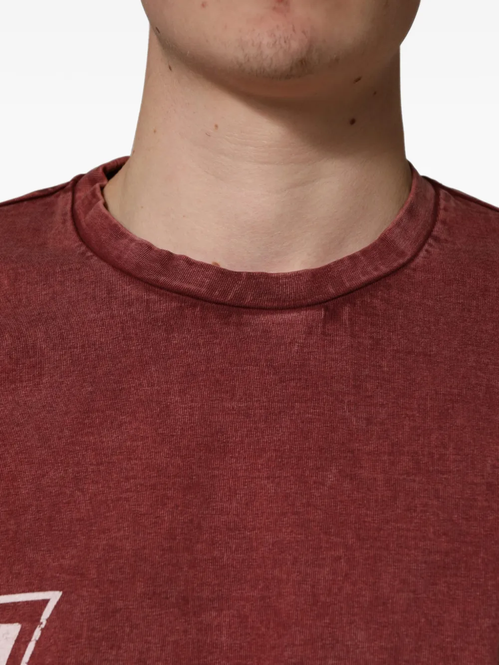 Dolce & Gabbana graphic-print T-shirt Rood