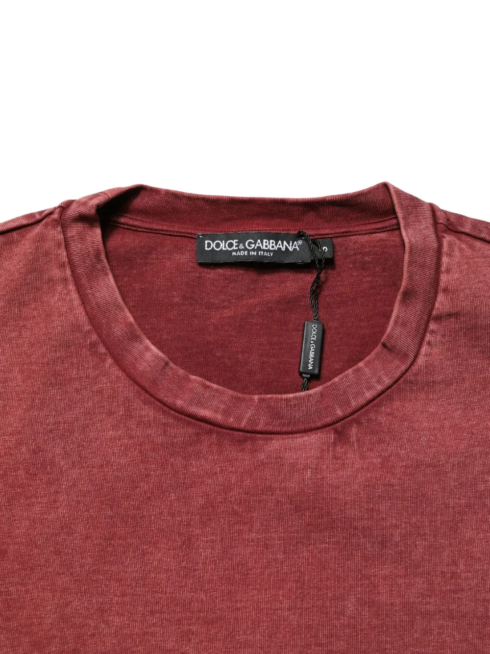 Dolce & Gabbana graphic-print T-shirt Rood