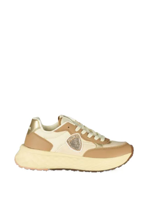 Blauer LYNN01 logo-patch panelled sneakers