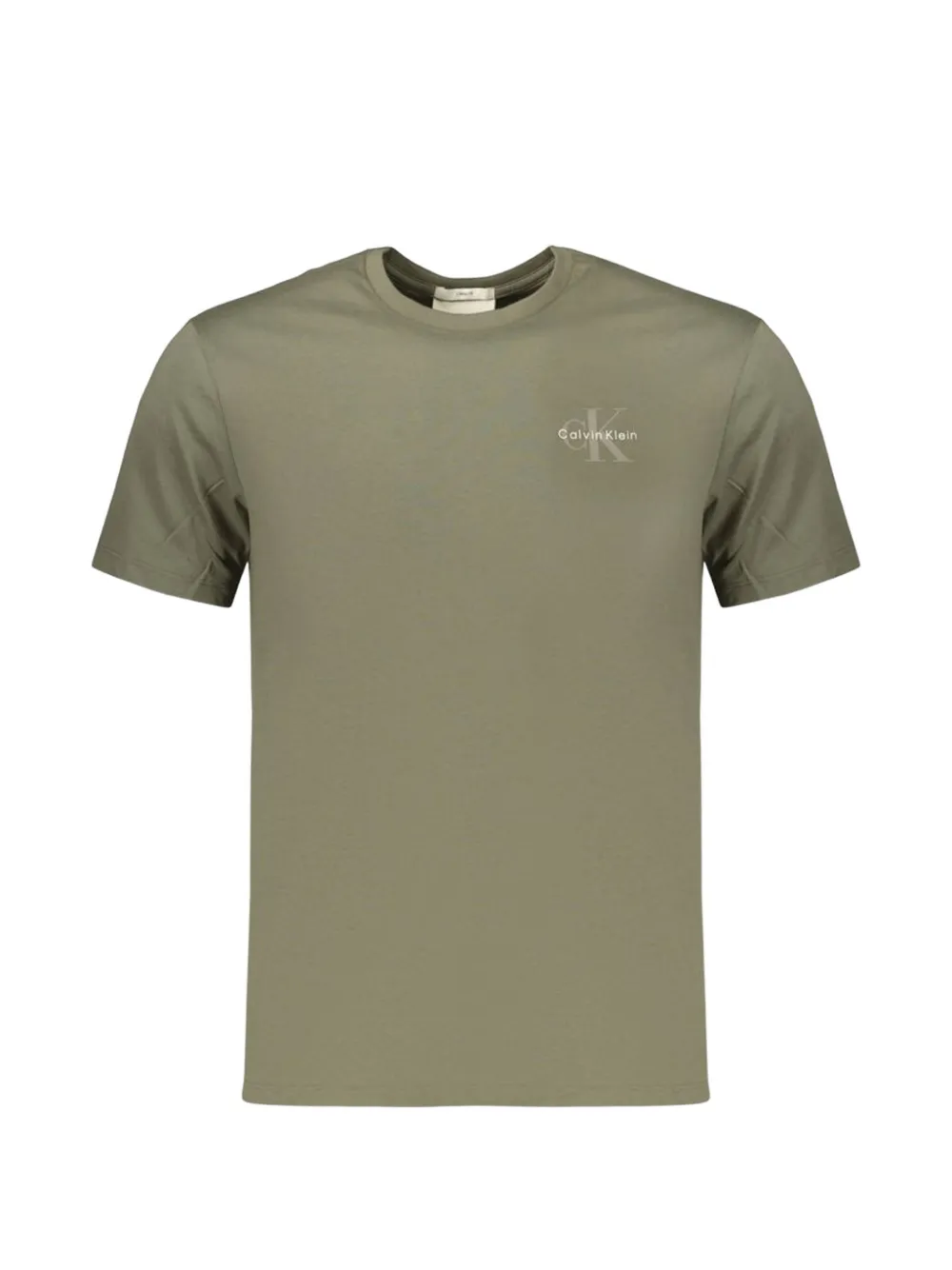 Calvin Klein logo-print cotton t-shirt - Verde