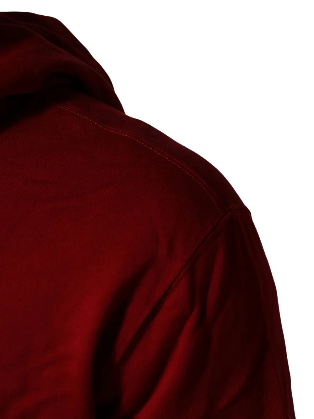 Dolce & Gabbana zip-up cotton hoodie Rood