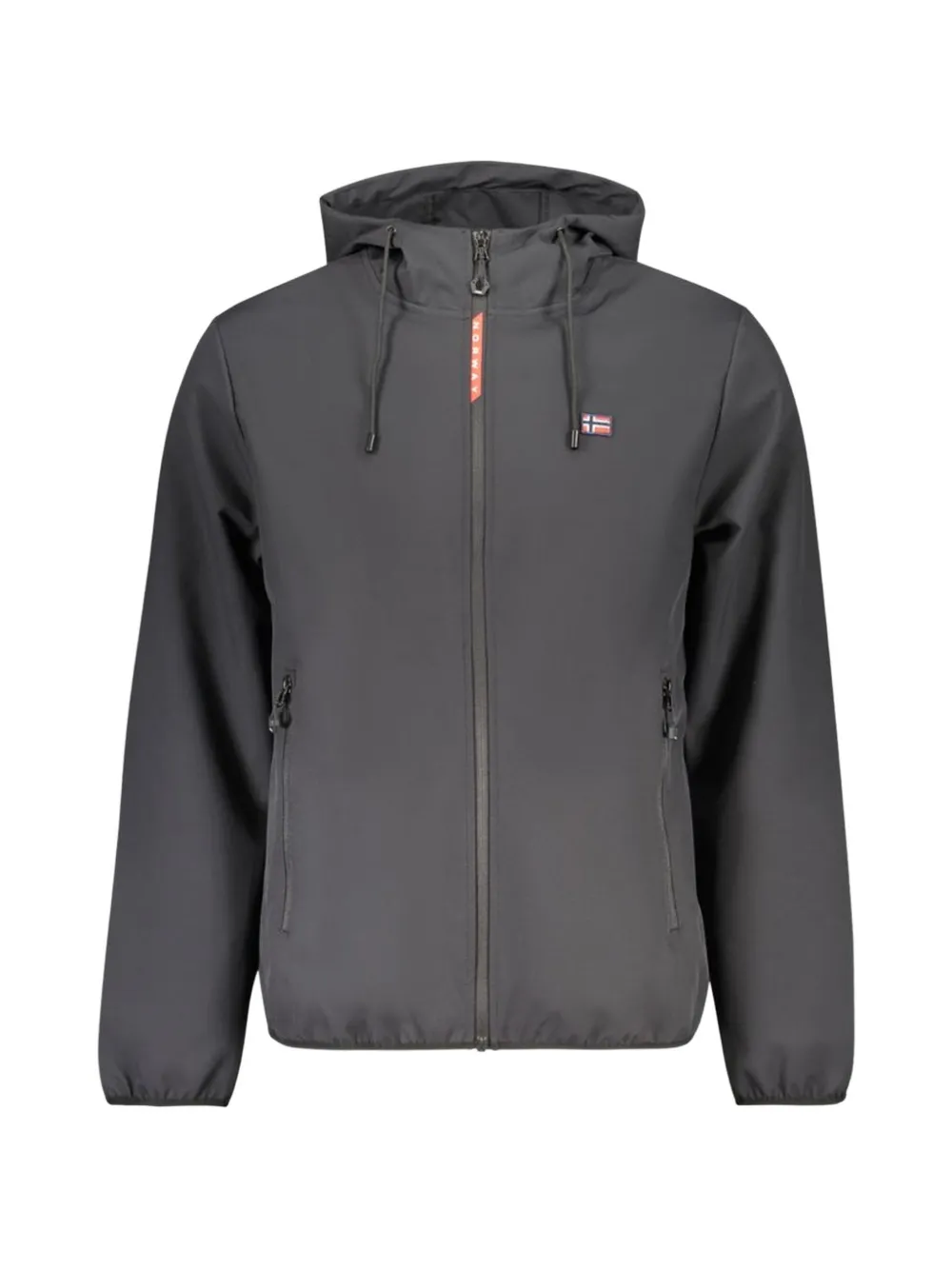 Norwegian Rain hooded zip-up jacket - Schwarz