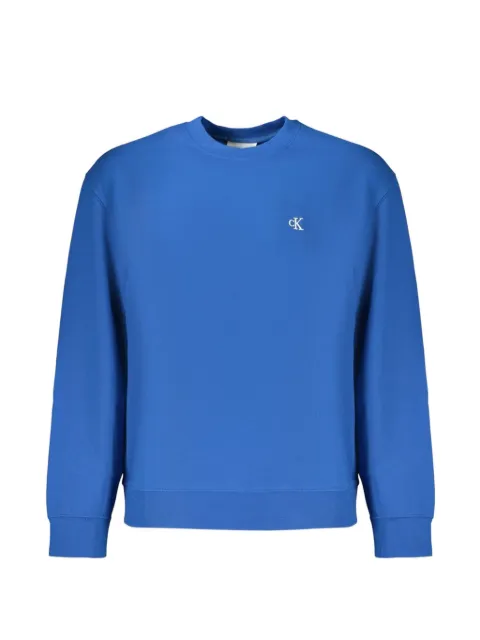 Calvin Klein logo-embroidered long-sleeve sweatshirt