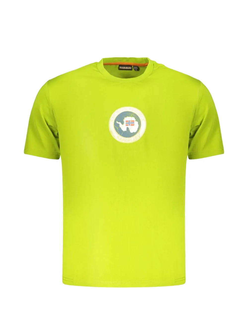 Napapijri logo-print crew-neck T-shirt - Verde
