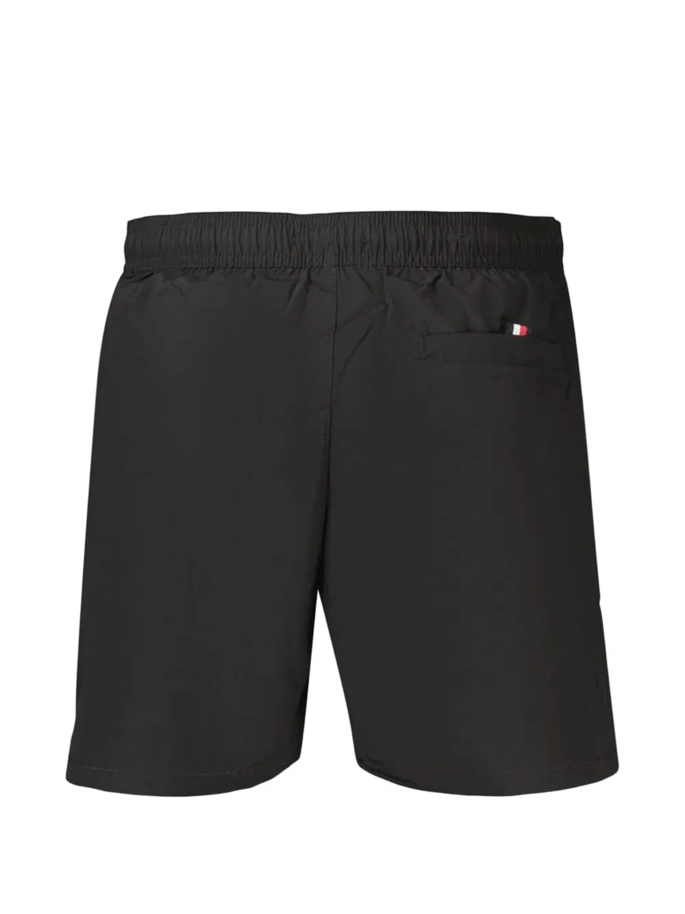 Tommy Hilfiger logo-print drawstring swim shorts Zwart