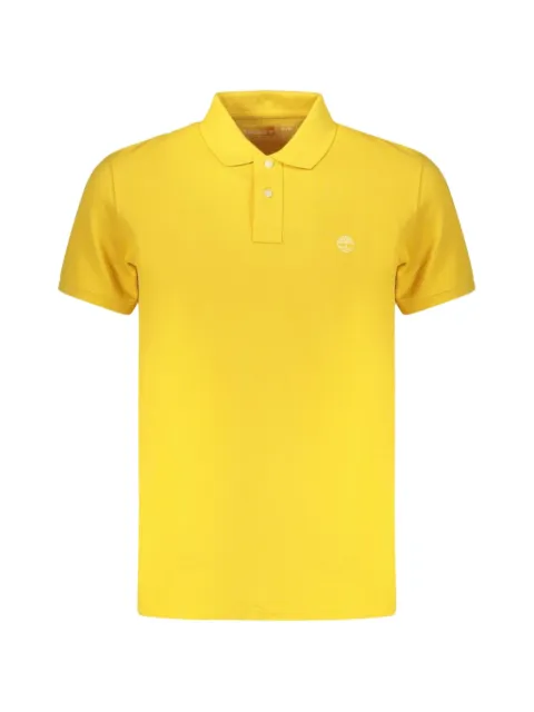 Timberland logo-embroidered cotton polo shirt