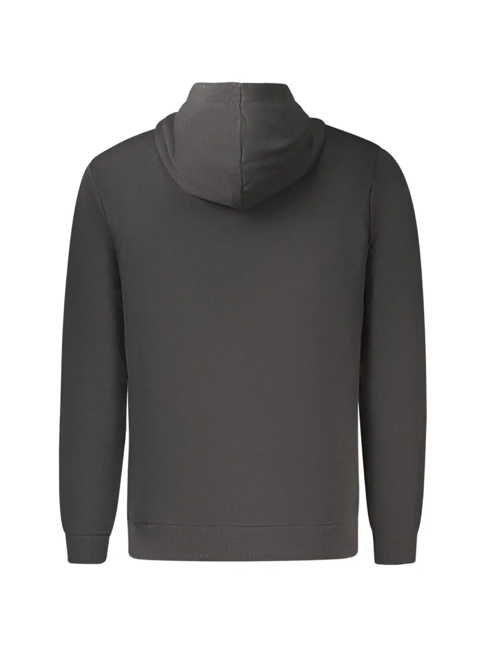 Fila logo-print long-sleeve hoodie Zwart