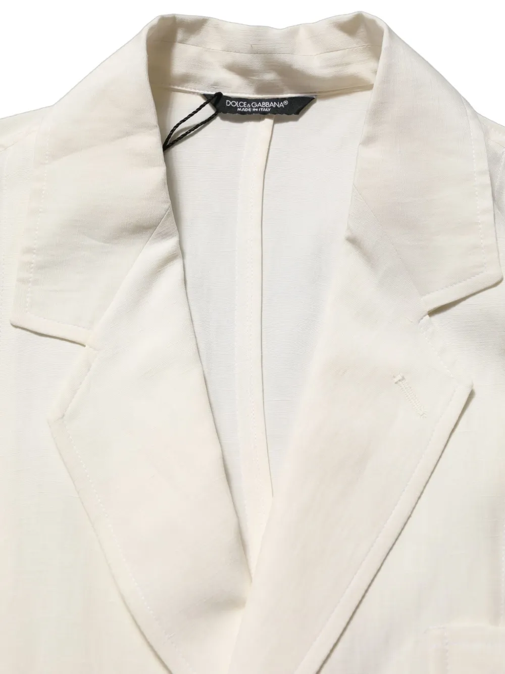 Dolce & Gabbana single-breasted blazer Beige