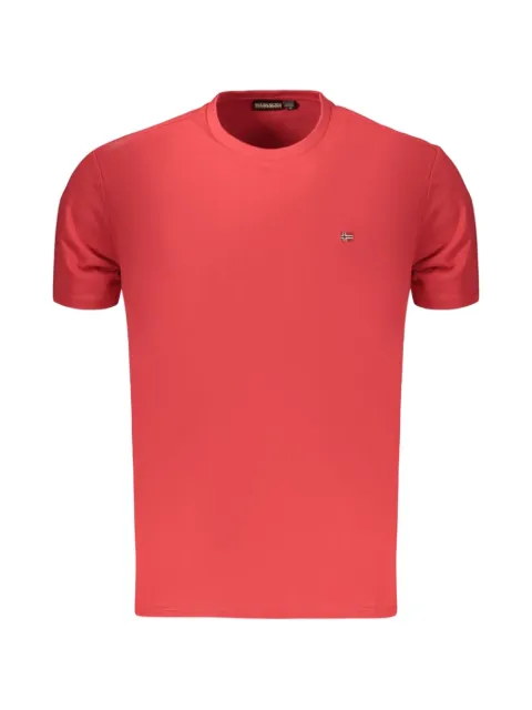 Napapijri logo-embroidered t-shirt