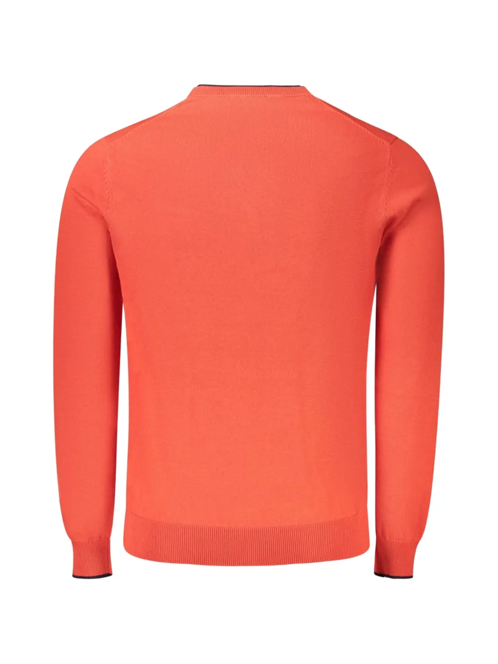 North Sails logo-embroidered long-sleeve sweater Rood